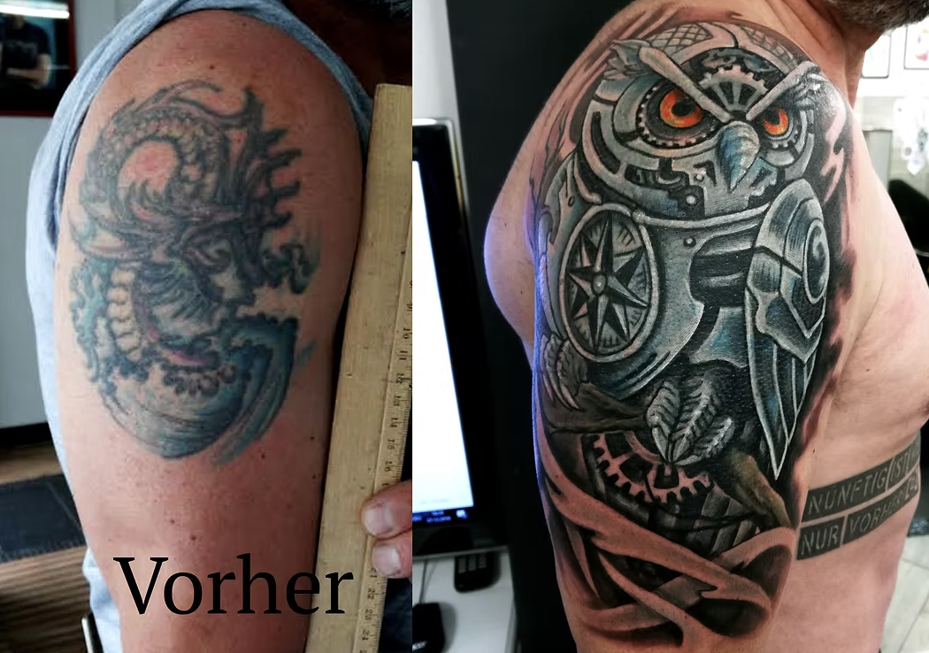 Alte Tattoos, neue Geschichten: Die Kunst des Cover-Ups